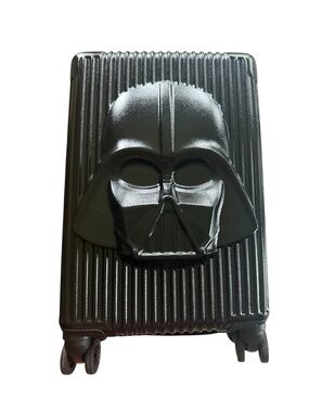 Star Wars Darth Vader Hard Shell Rolling Suitcase Carry On Bioworld Black
